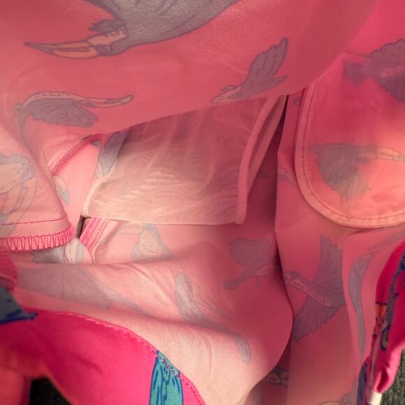 New Chubbies Mens Sz XXL Classic 5.5" Swim Trunks Pink Toucan Do Its Mesh Liner - Picture 6 of 9